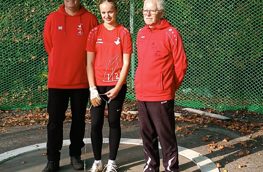 Lina Walter mit neuem Landesrekord