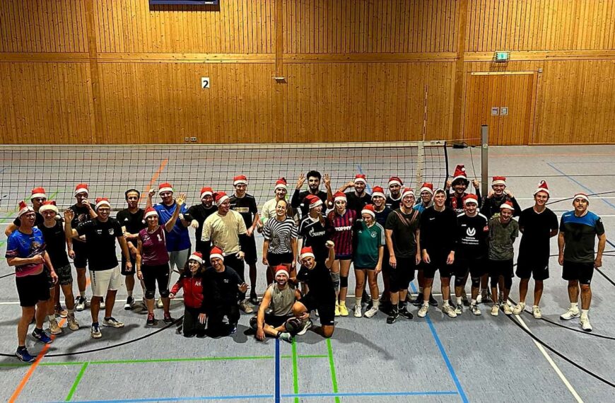 Die Volleyballabteilung wünscht schöne Weihnachten!