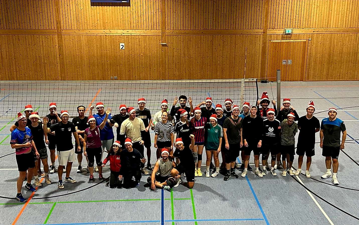 Die Volleyballabteilung wünscht schöne Weihnachten!