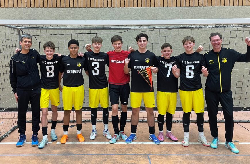 U-17 Mannschaft des FC Igersheim ist Bezirksmeister der Hallenrunde 2026